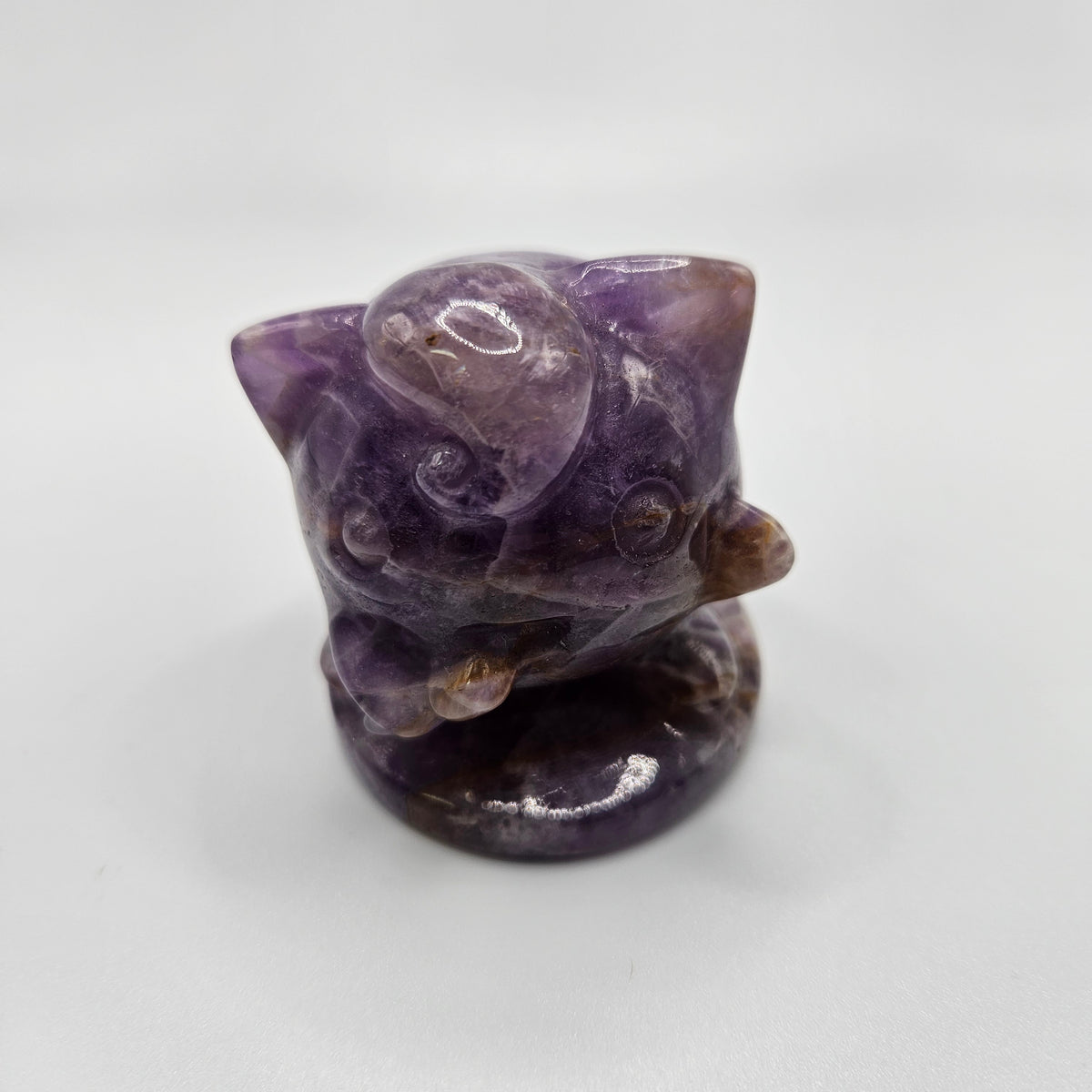 Amethyst Gigglypuff Gemstone Specimen 3 inch.