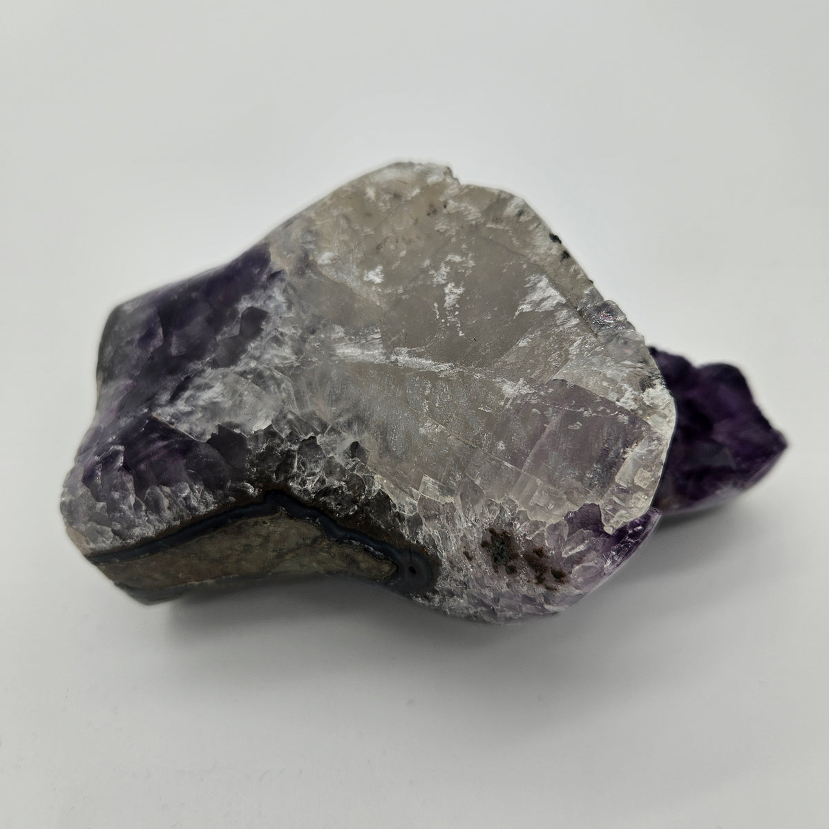 Amethyst with Quartz Gemstone Specimen 160.99.