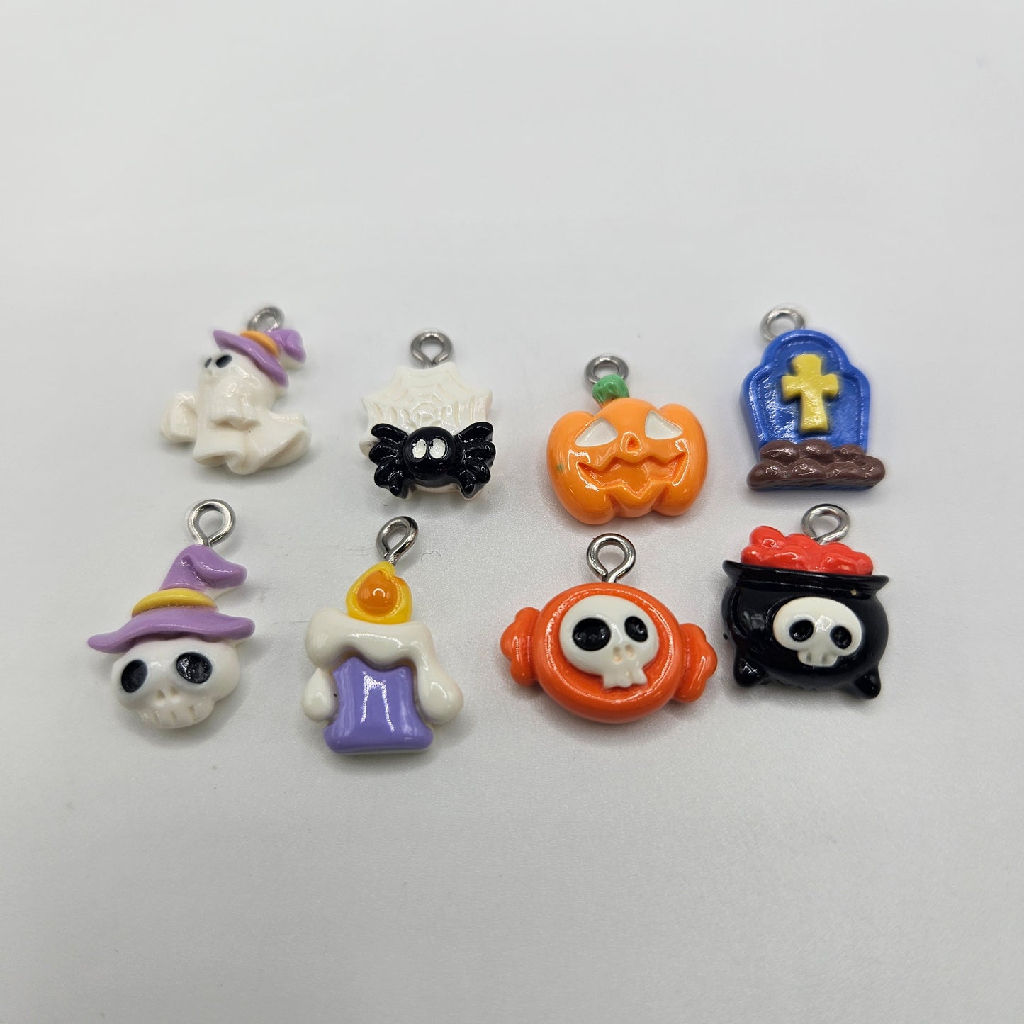 Assorted Halloween Resin Charms.
