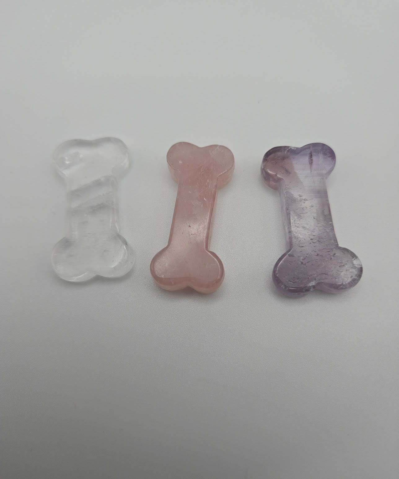 Assorted Gemstone Dog Bones.