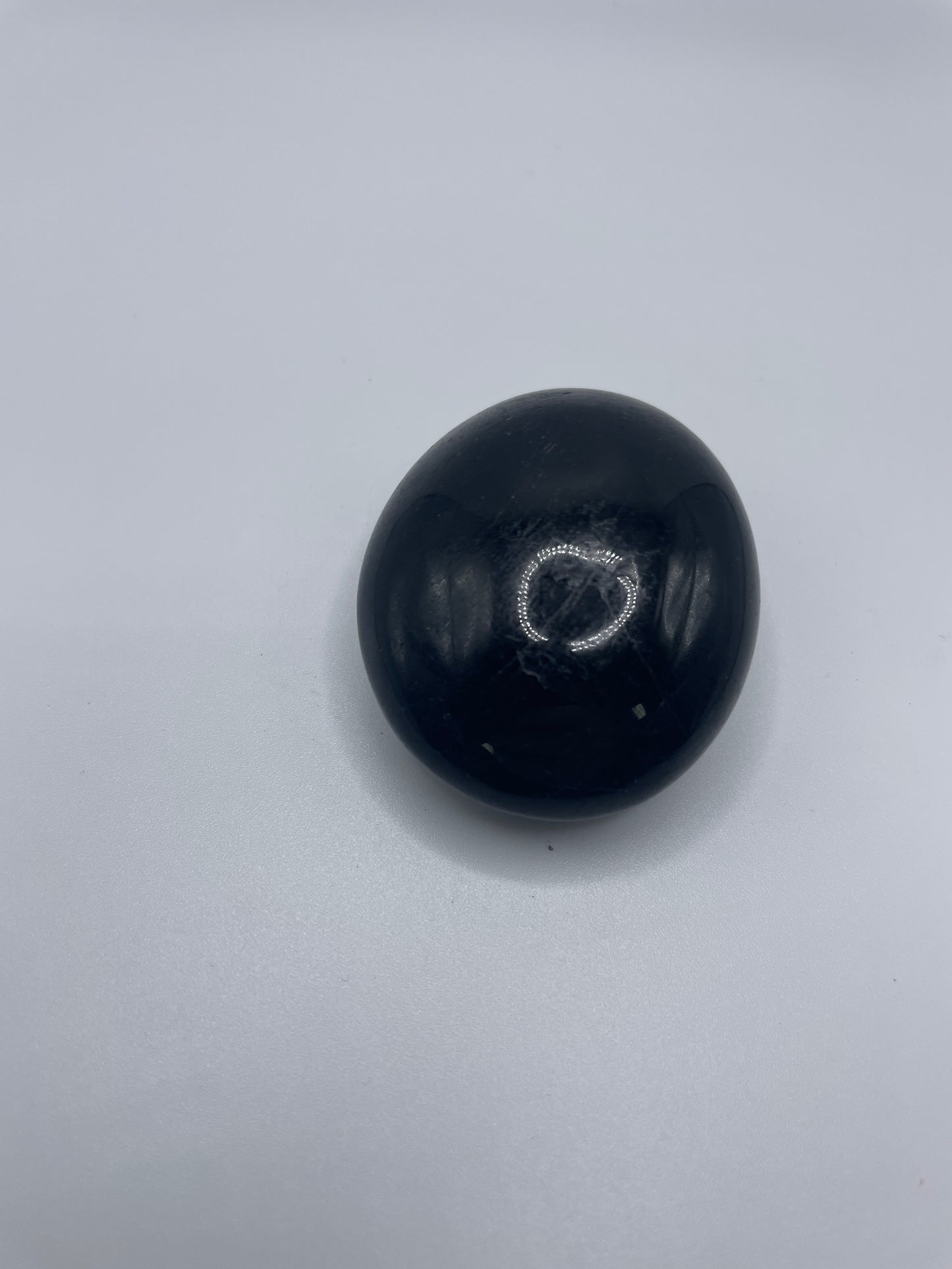 Black Tourmaline Palm Stone.