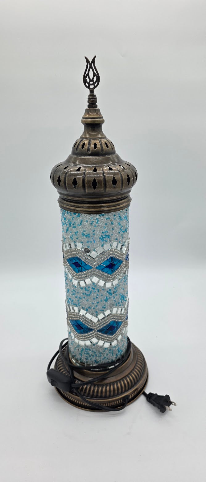 Blue Diamond Tower Lamp.