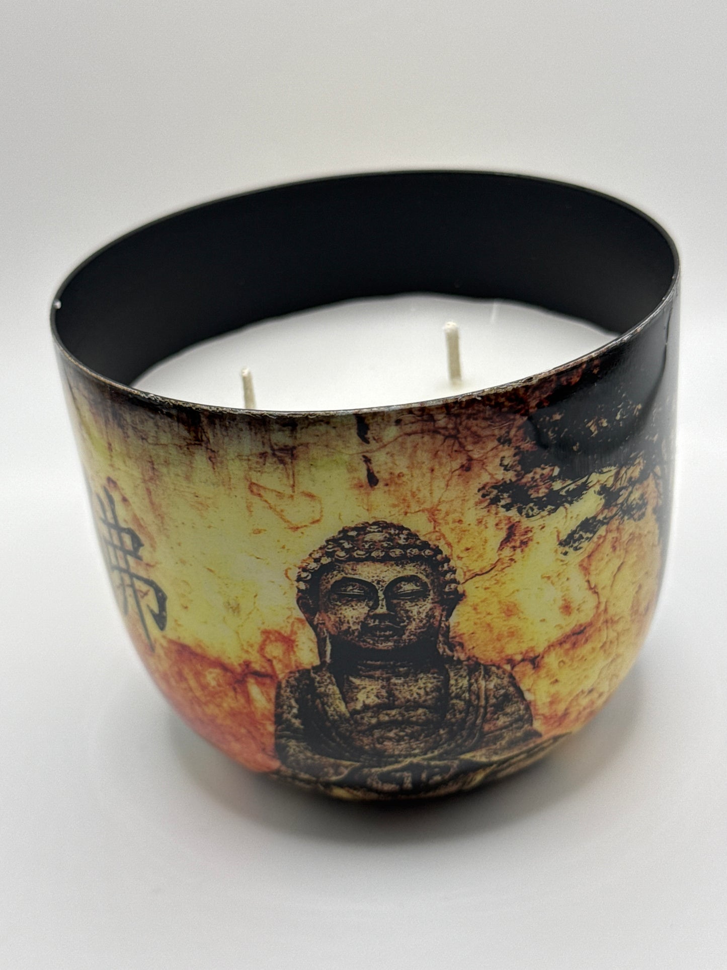 Buddha Karma Candle Yellow.
