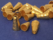 Vermeil Hammered Cone 10mm