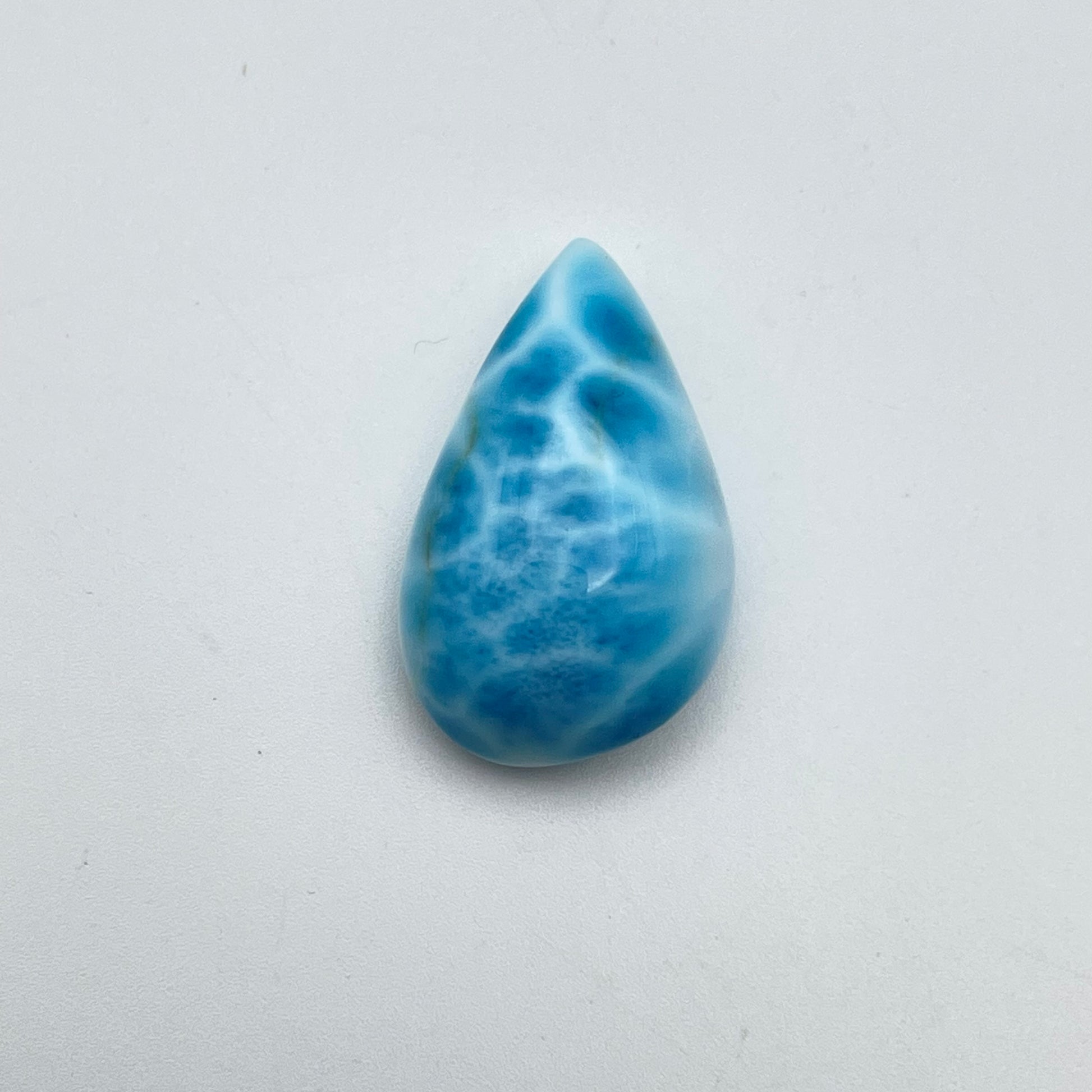 Larimar Cabochon 23x14mm Teardrop