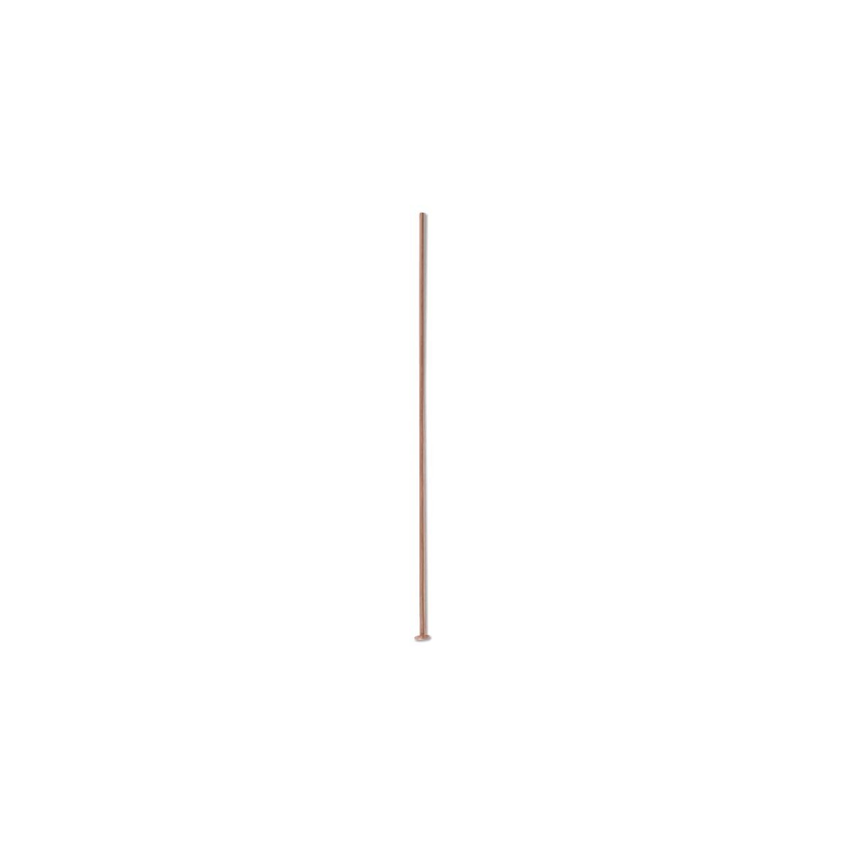 COPPER PLATED 2 INCH HEADPIN 24 GUAGE/.020 144 PIECES.