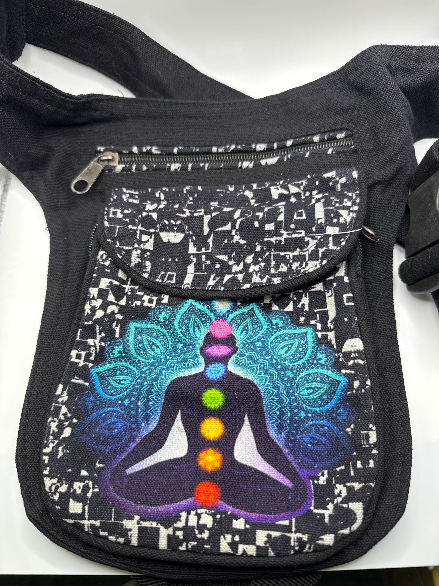Chakra Meditation Cotton Fanny Pack.