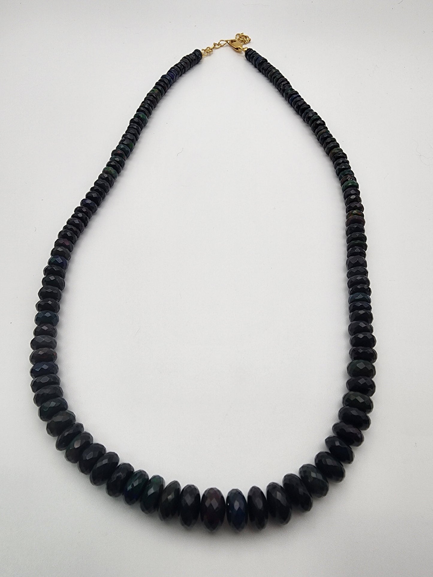 Dark Ethiopian Opal Necklace.