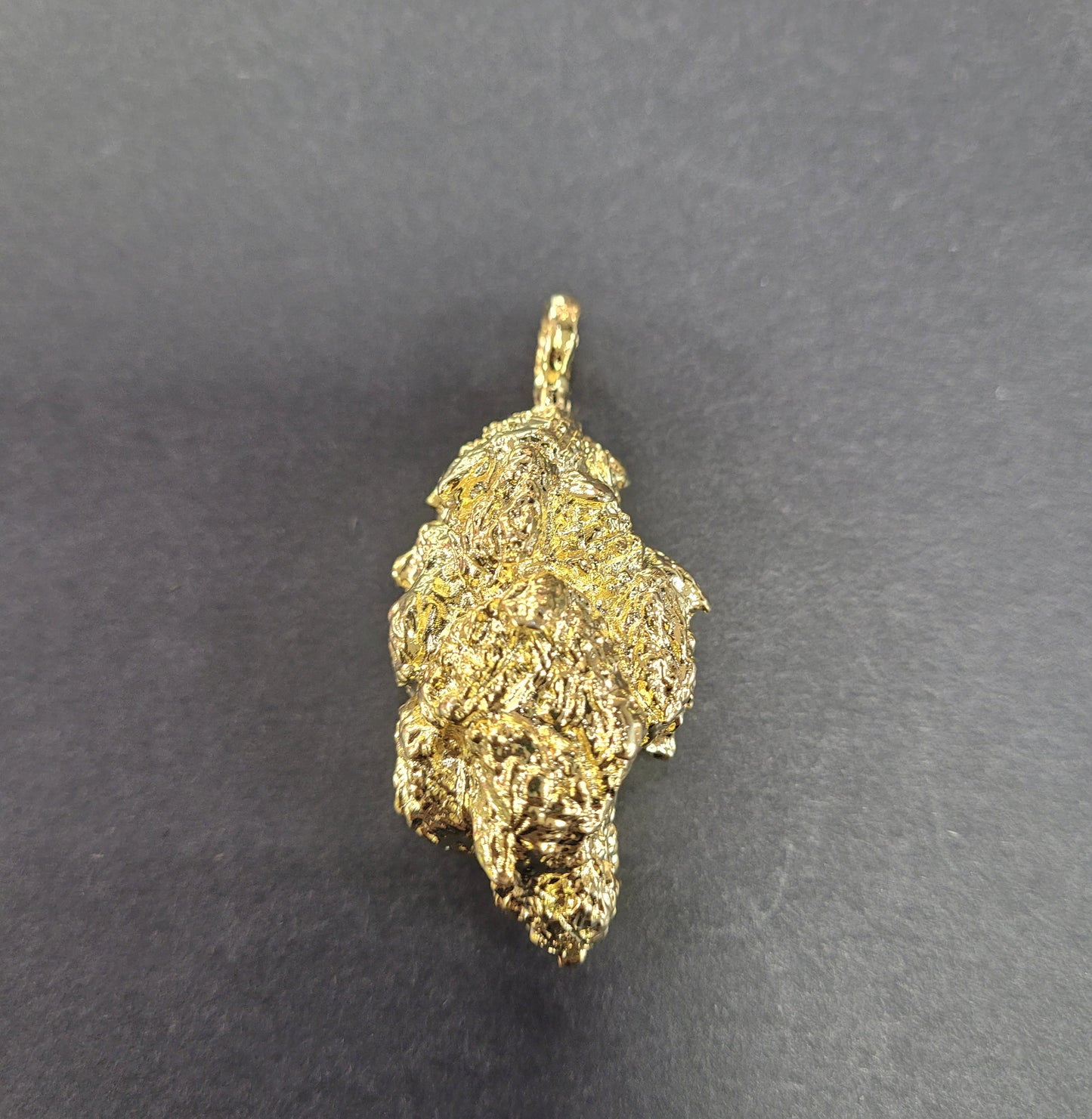 Handmade Denver Nugget Gold Plated Large.