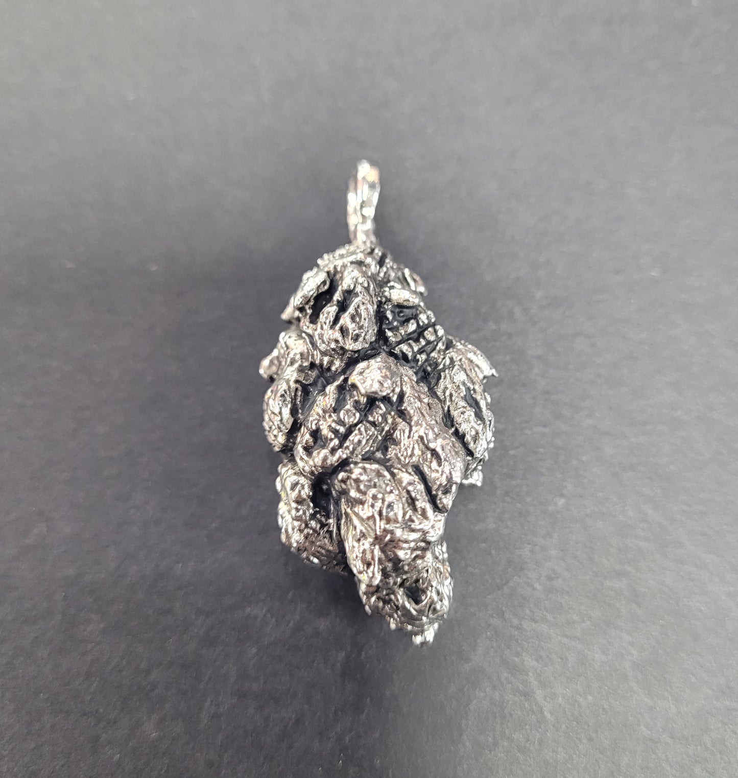 Handmade Denver Nugget Silver Plated Large.
