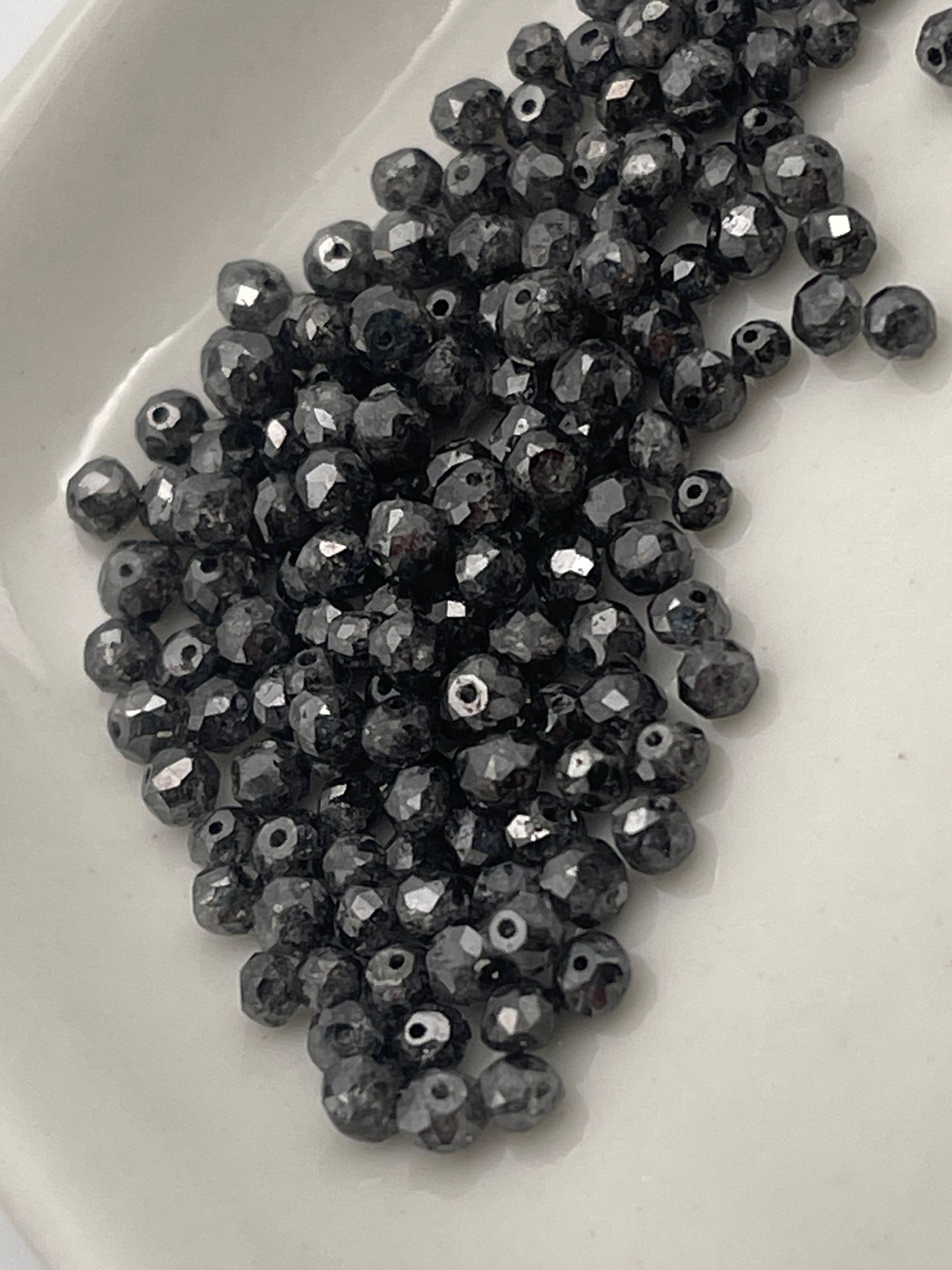 Diamond Faceted Bead Single.