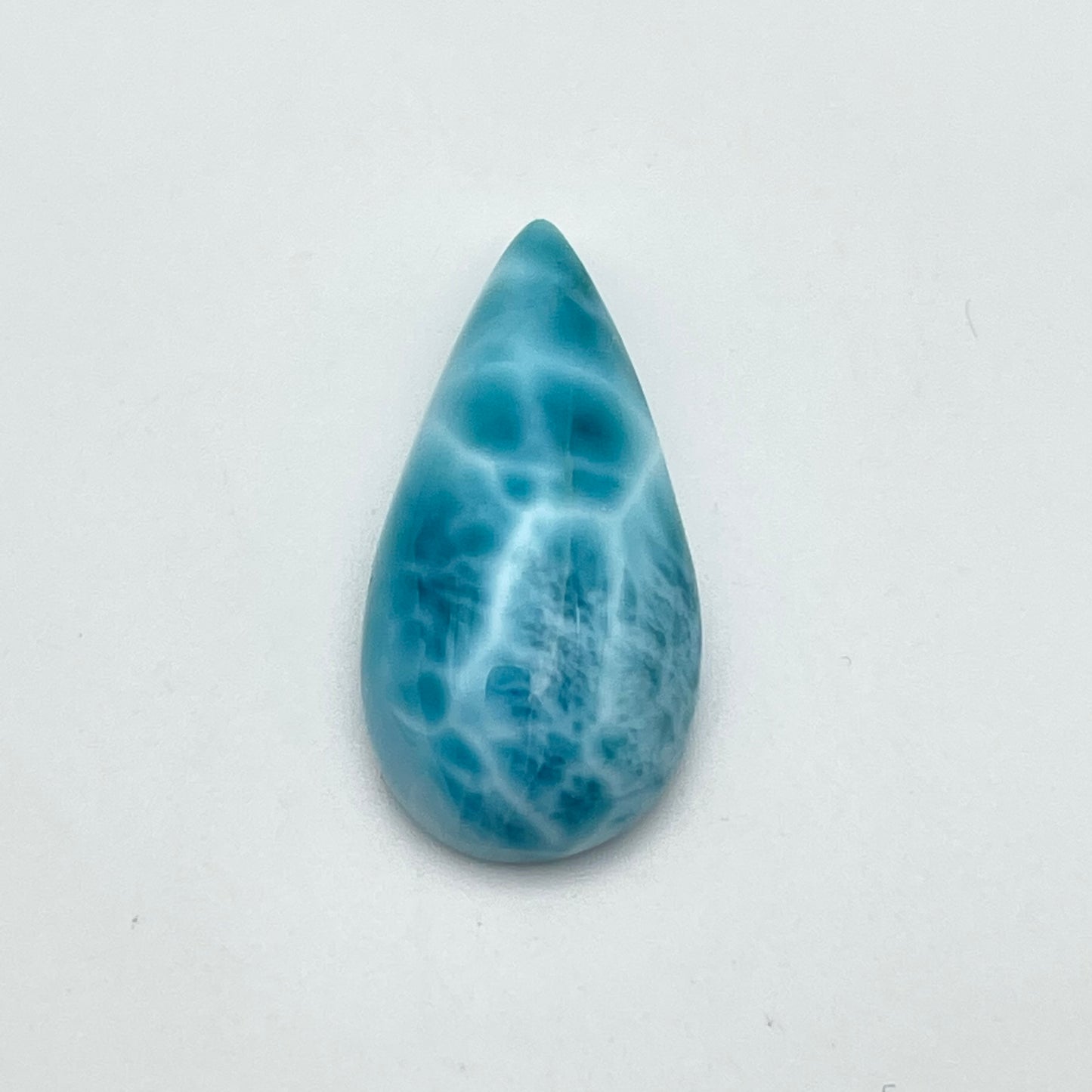 Larimar Cabochon 27x8mm Teardrop
