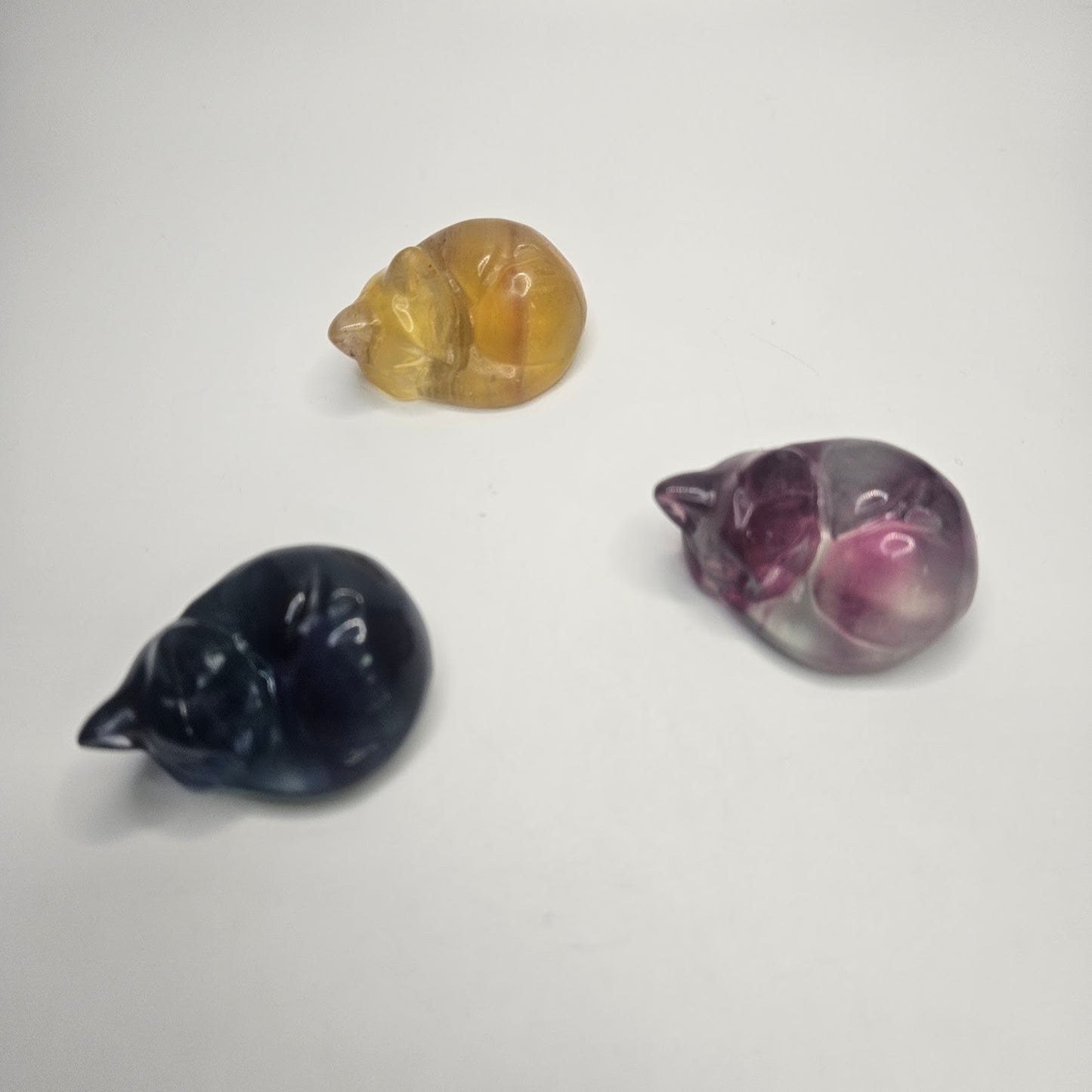Flourite Sleeping Cat.