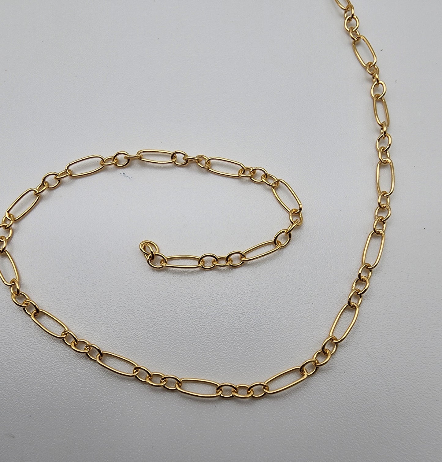 Gold Filled Open Link Chain 2mm Sold Per Foot.