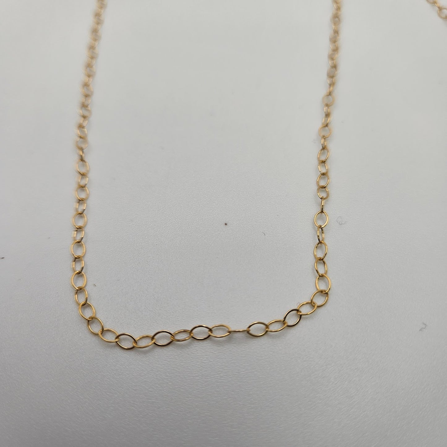 Gold Filled Smooth Oval Chain By The Foot.
