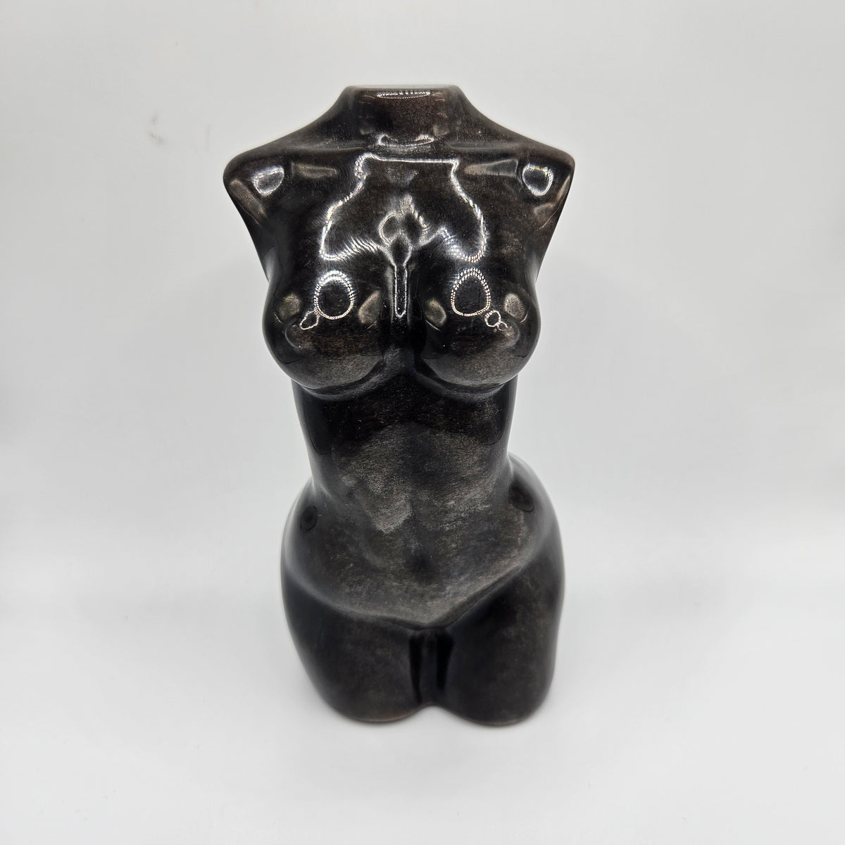 Gold Obsidian Goddess Body Gemstone 8 inch.
