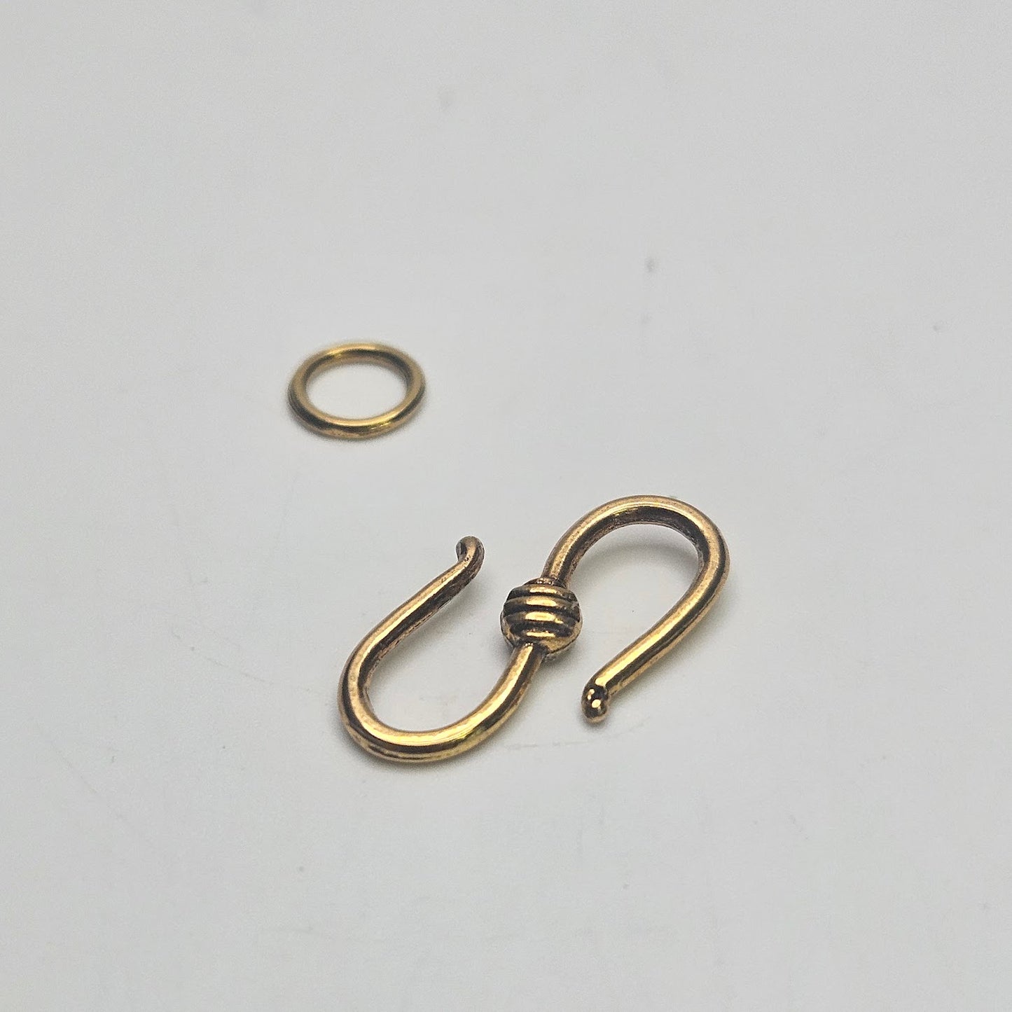 Gold Colored Pewter S Clasp.