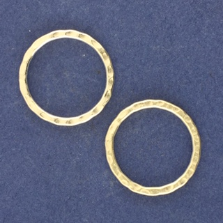 32 mm Hammered Ring no holes