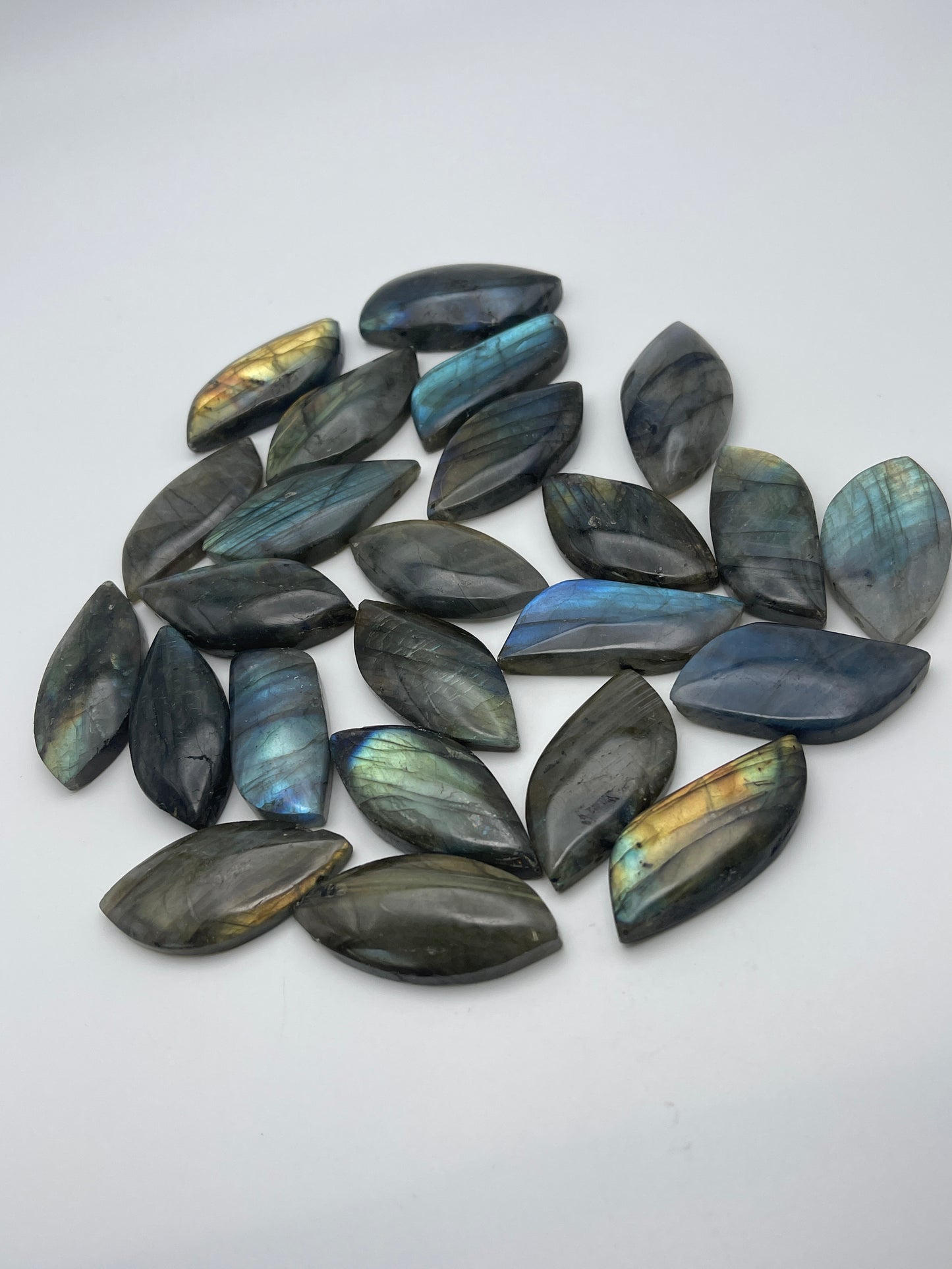 Labradorite Top Drill Cabochon Teardrop Sold Individually.