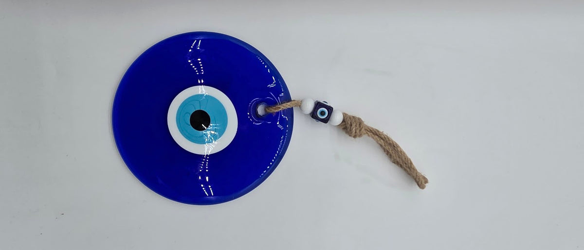 Large Glass Evil Eye Decoration.