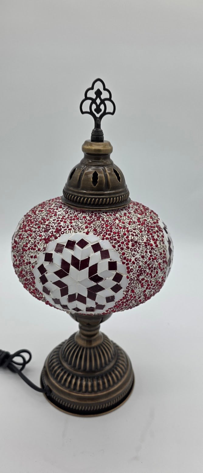 Large Red Star Table Lamp.