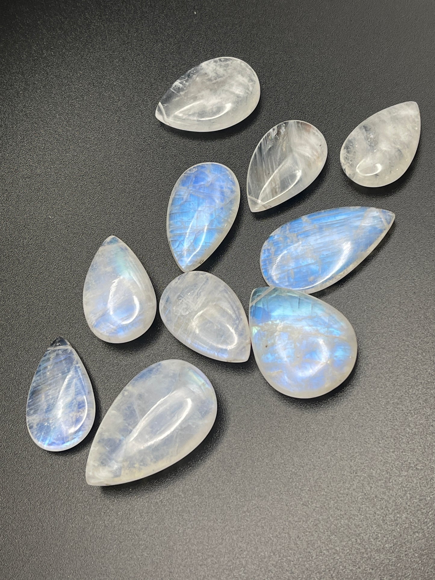 Moonstone Top Drill Smooth AAA Large Single Bead.