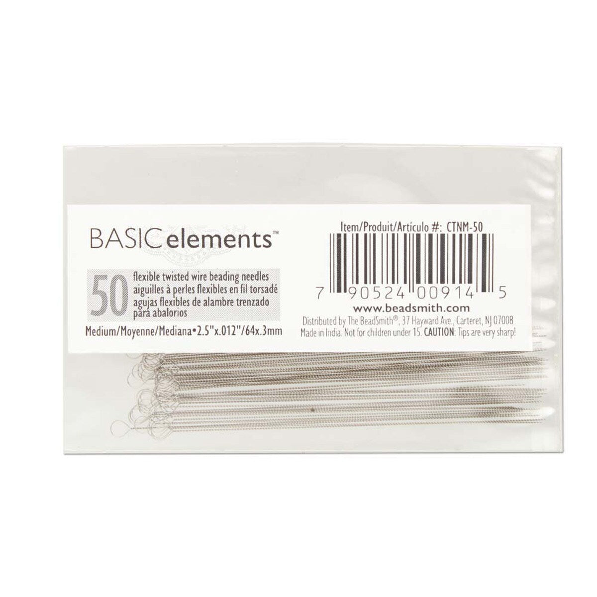 NEEDLE TWISTED WIRE FINE 50 PACK.