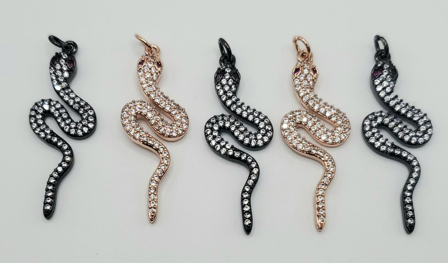 Pave Snake Pendant.