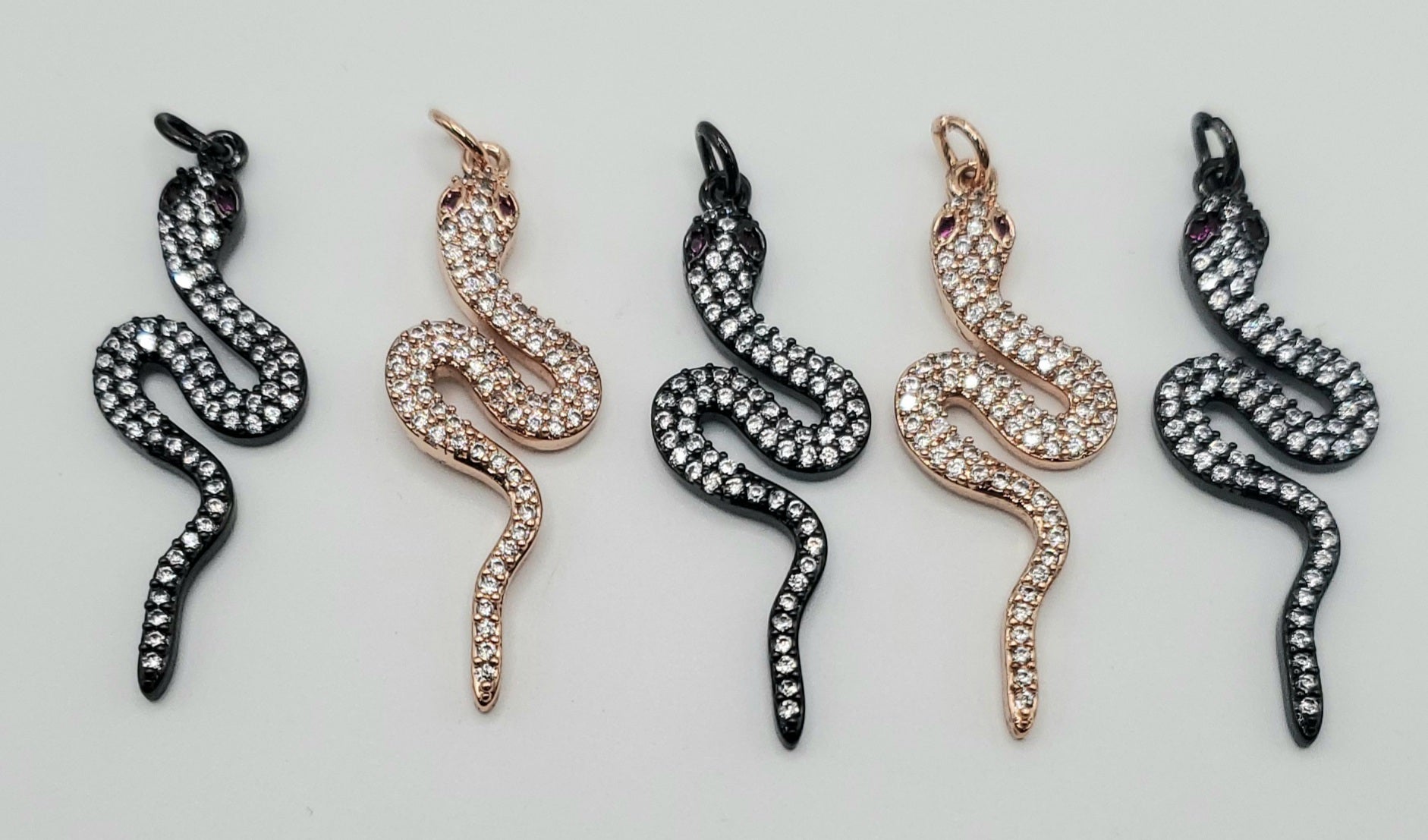 Pave Snake Pendant.