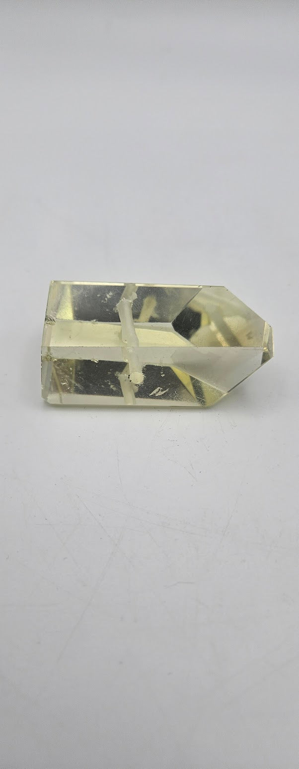 Premium Hand Cut Citrine Extra Large Center Drilled.