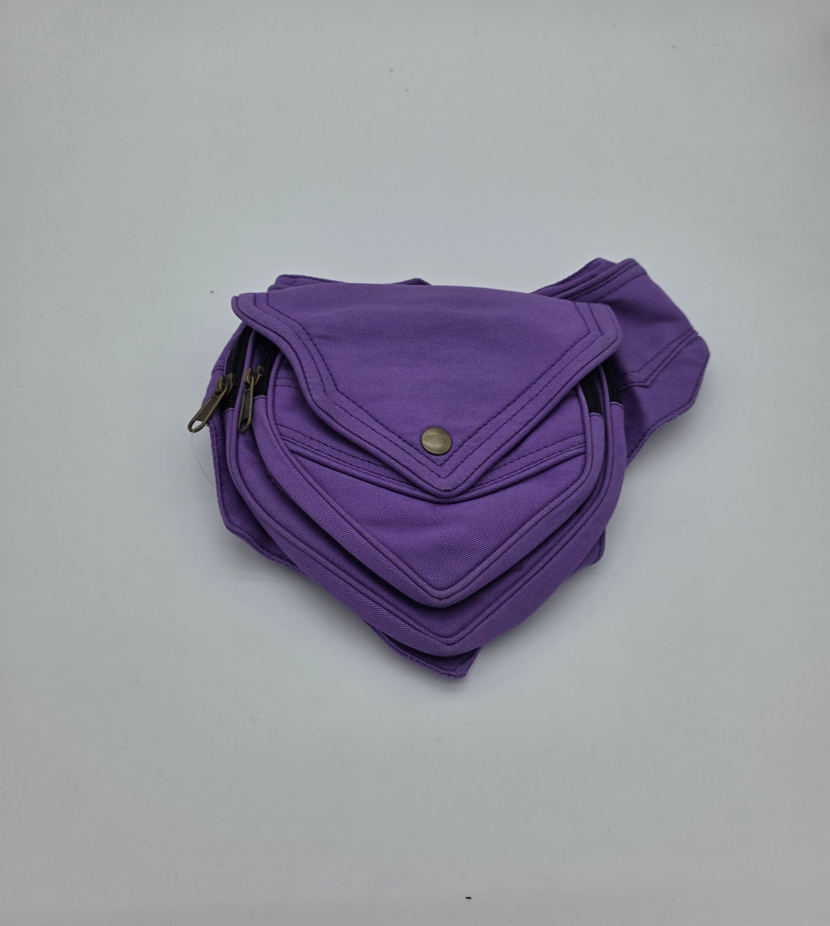 Purple Triangle Waist Pack.