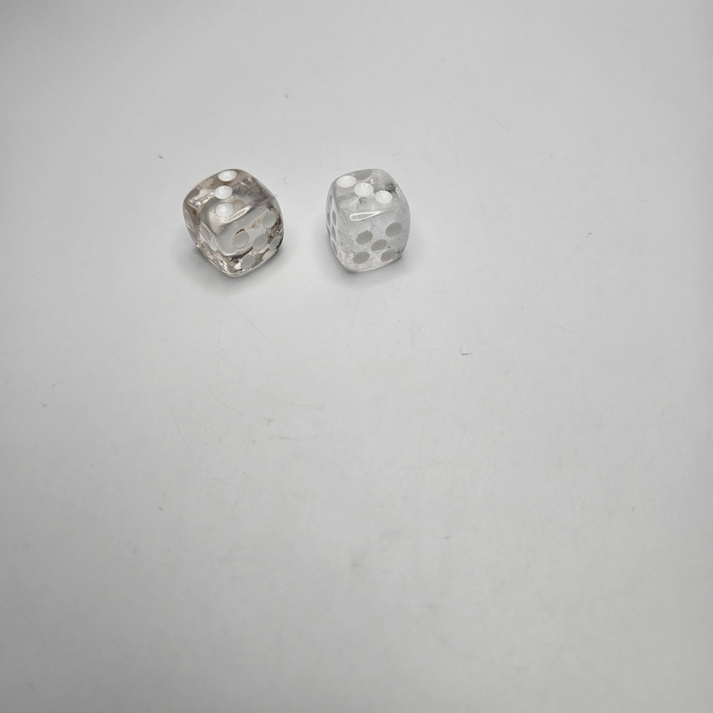 Quartz Dice Pair.