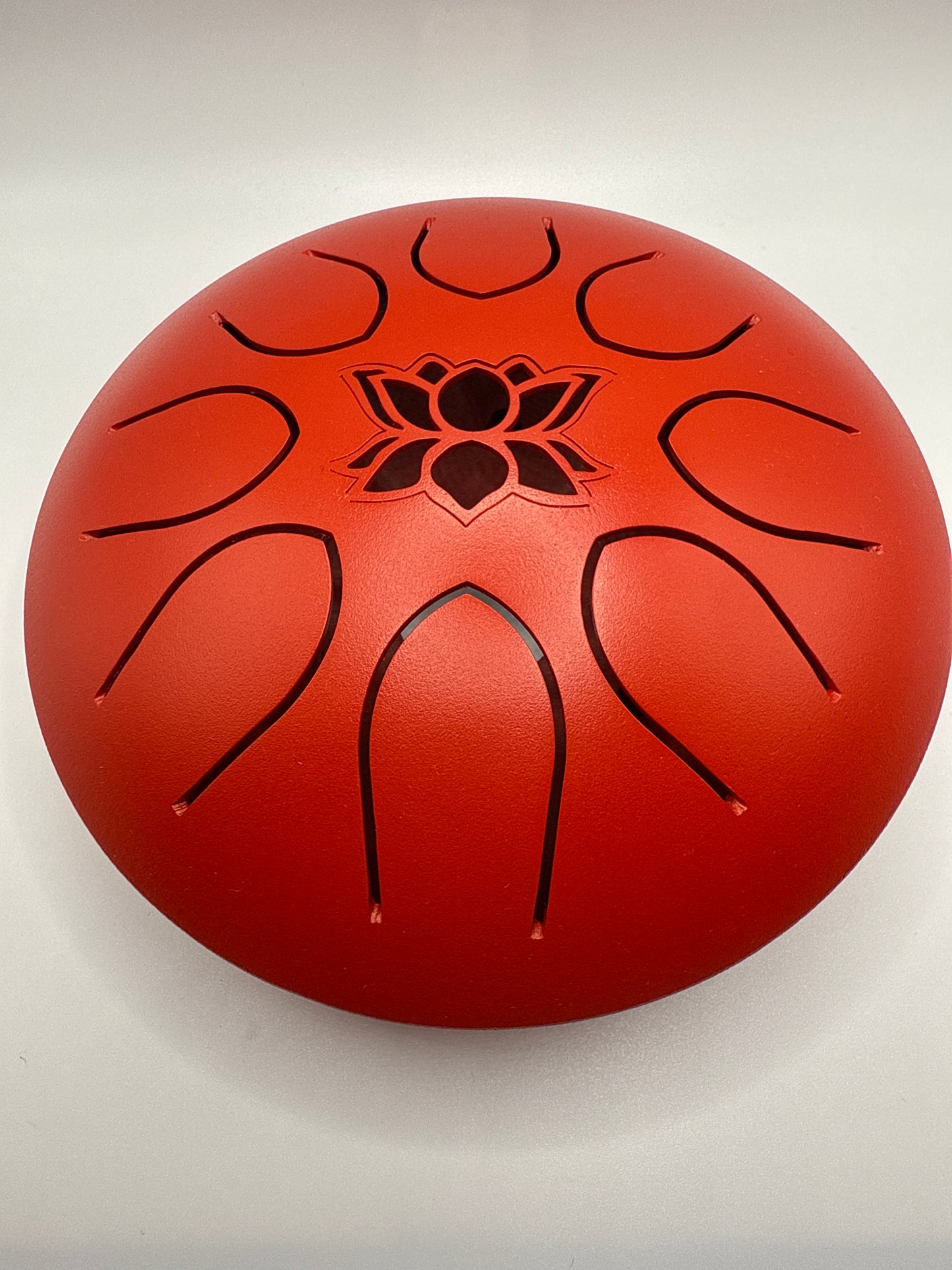 Red 6” UFO Tongue Drum.