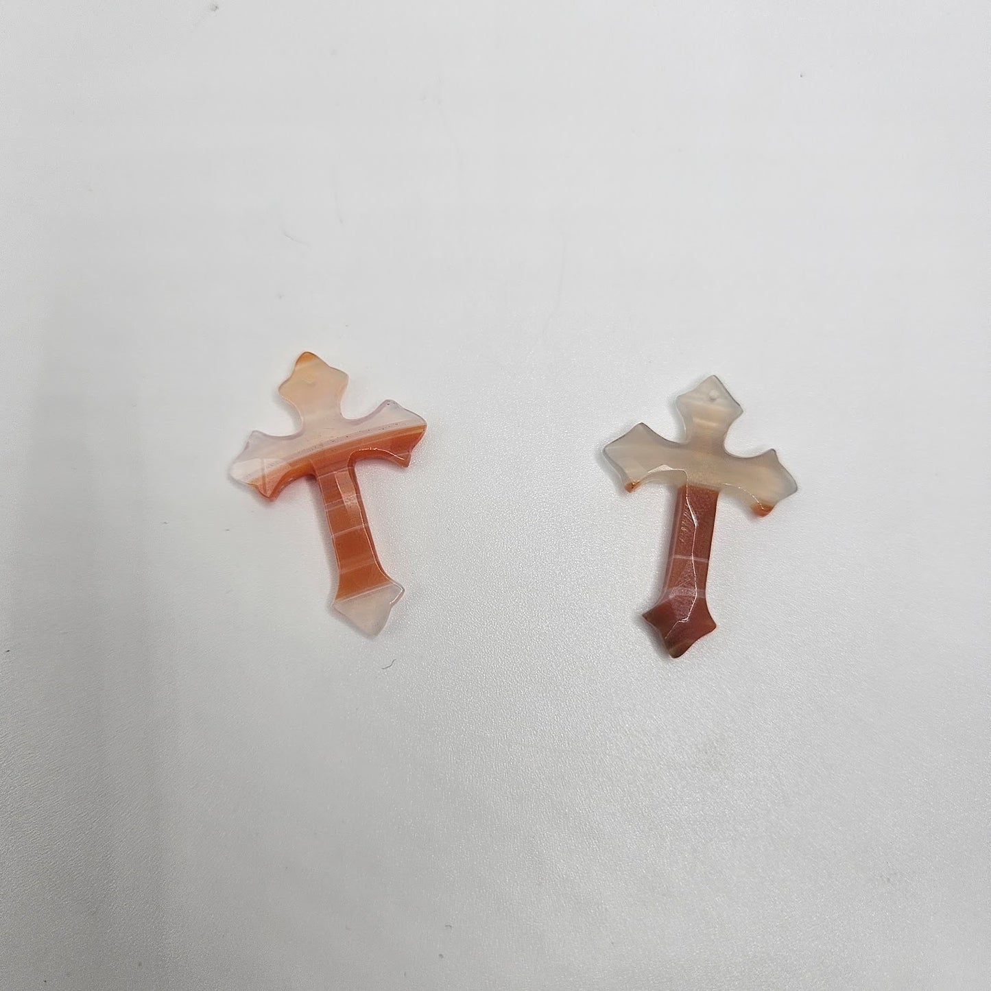 Red Agate Cross Top Drill Single.