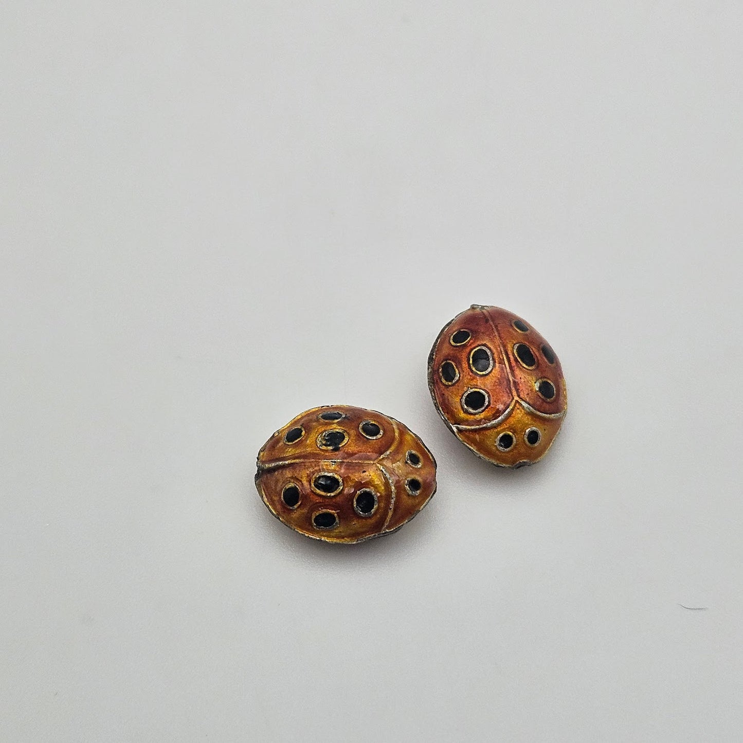 Red Ladybug Single Bead.