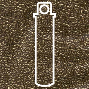 SIZE 11 DELICA BD METALLIC LIGHT BRONZE.