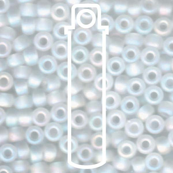 SIZE 11 SEED BEAD CRYSTAL AB COLOR.