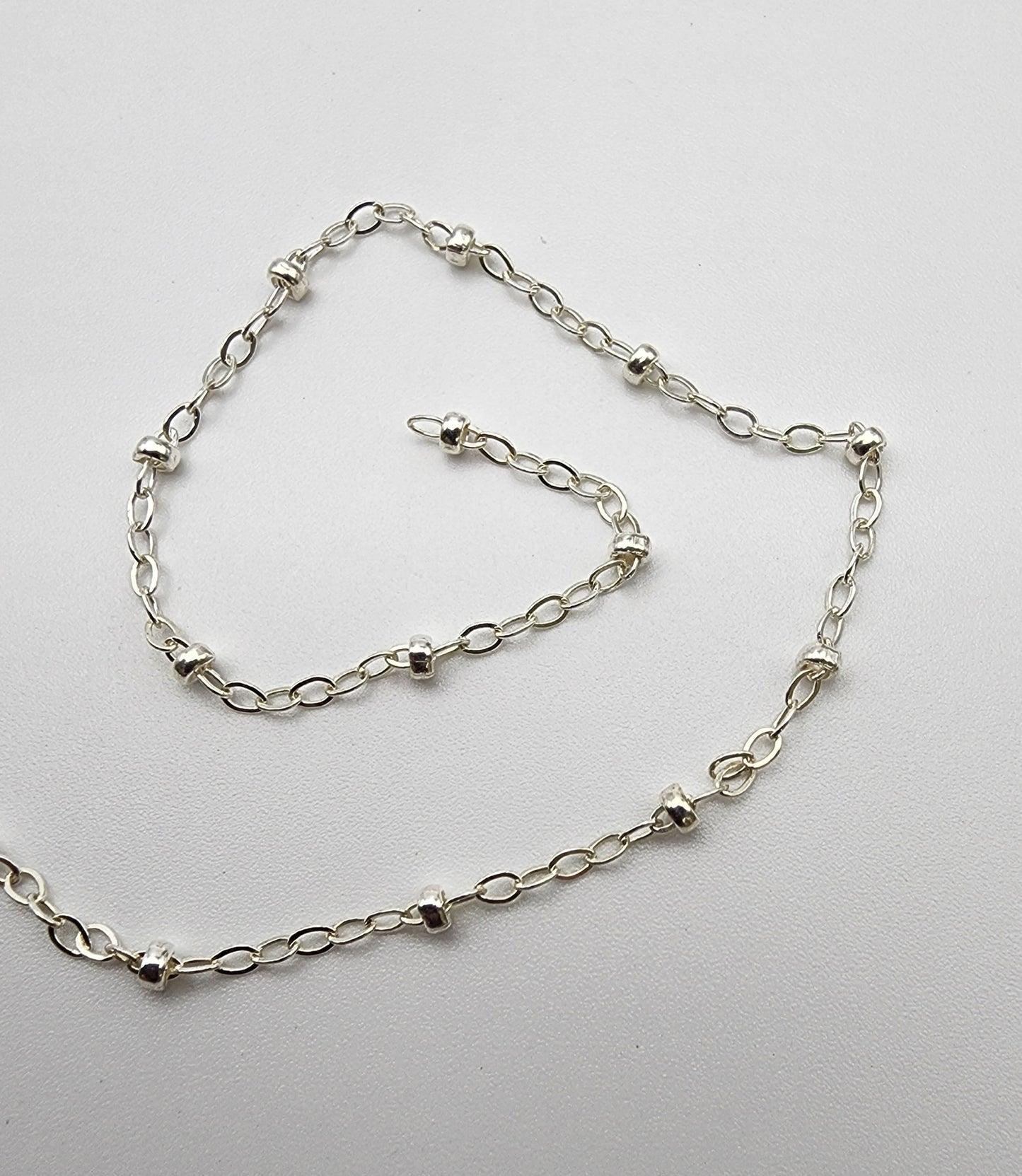 Sterling Silver Satellite Chain 2.5mm Sold Per Foot.