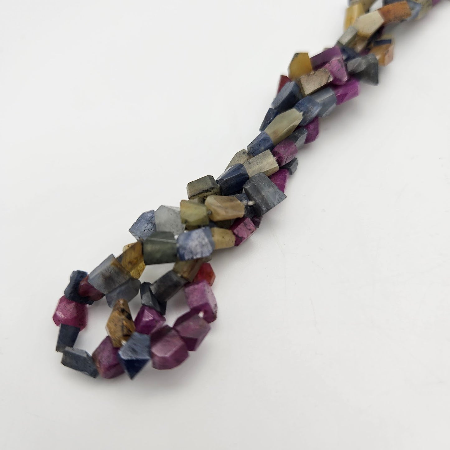 Sapphire Chip Bead Strand.