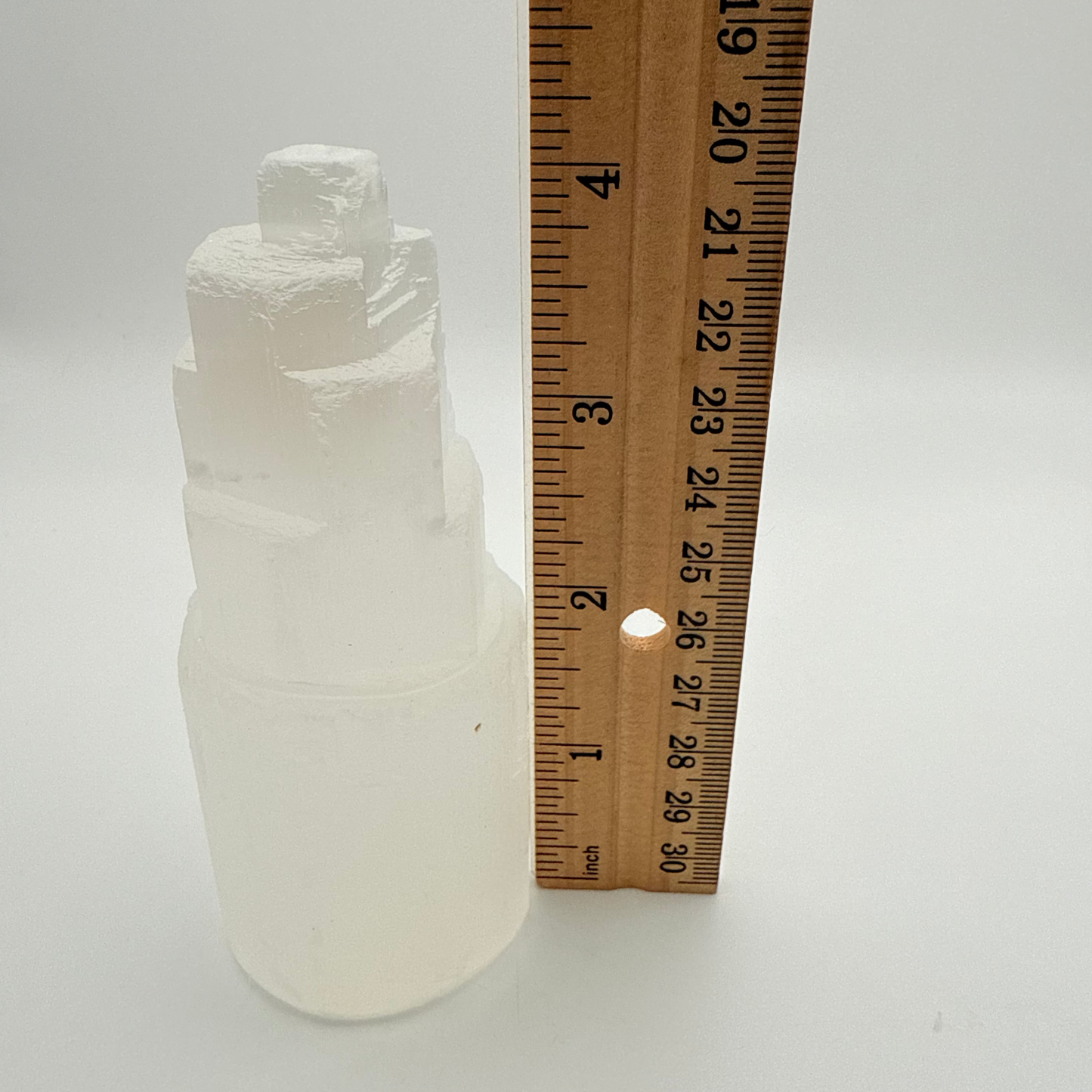 Selenite Tower 4" tall.