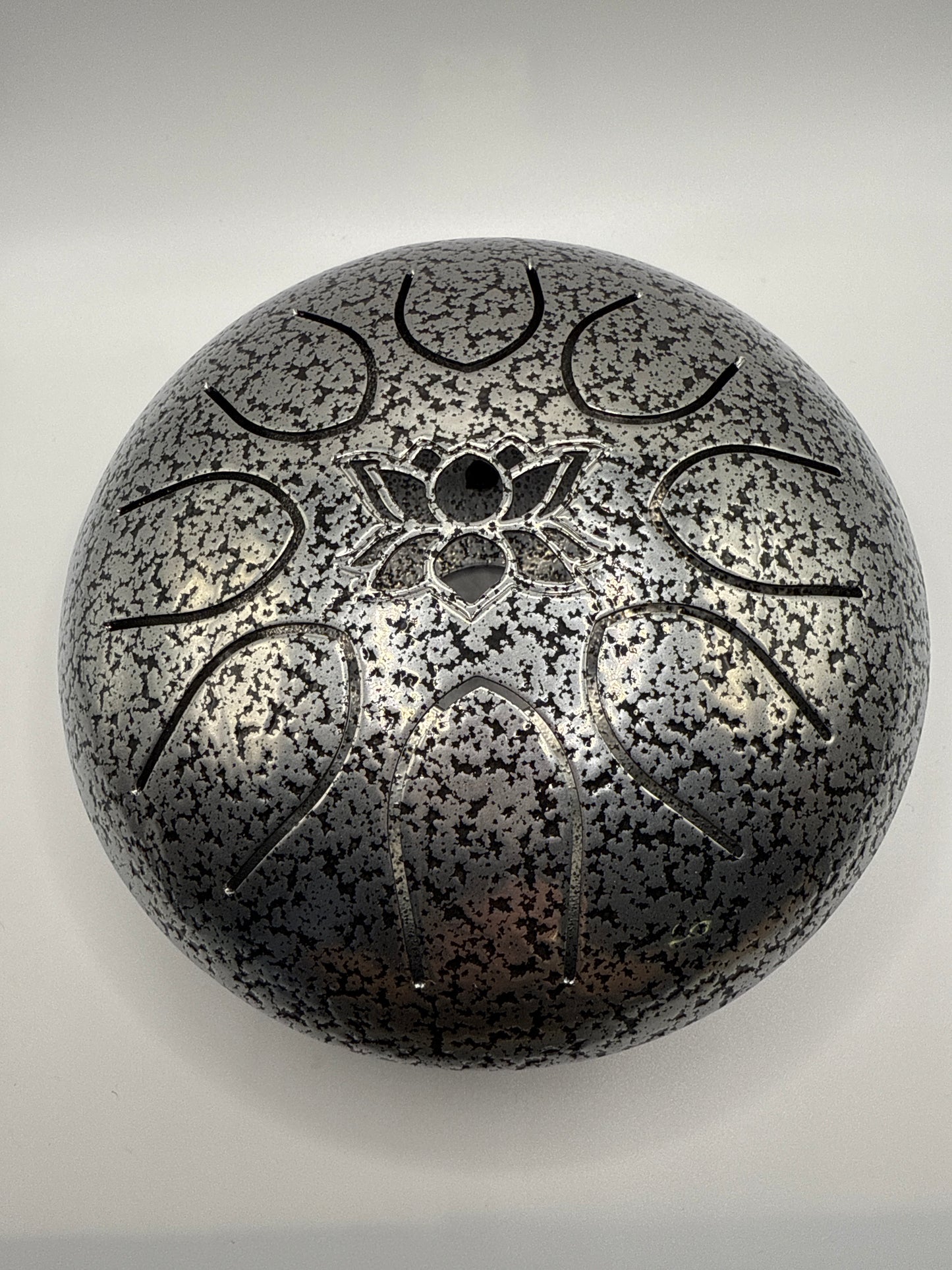 Silver 6” UFO Tongue Drum.