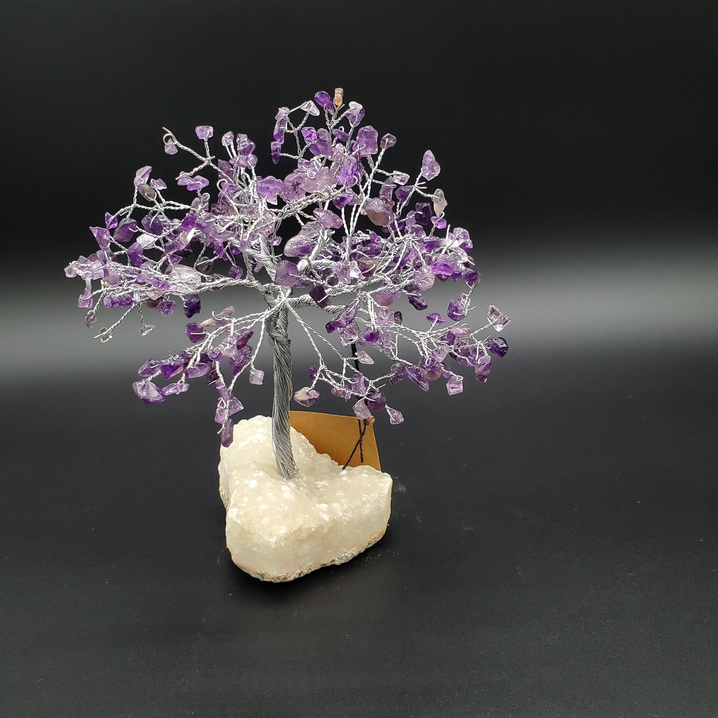 Silver Amethyst Bonsai Tree.