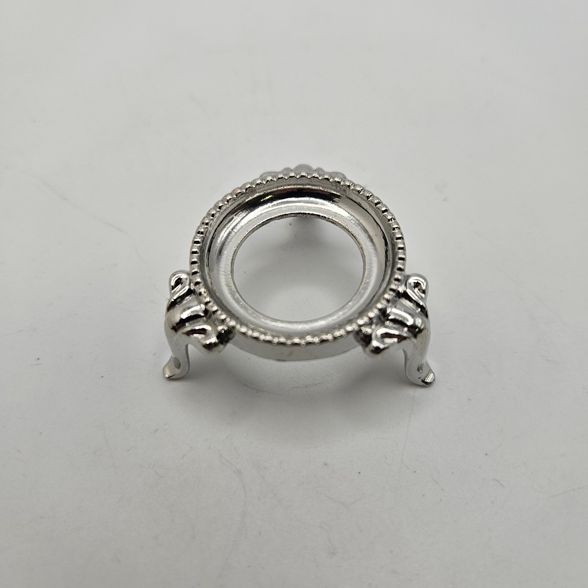 Silver Crystal Sphere Stand