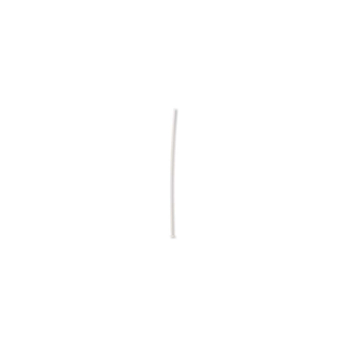 Silver Plated Headpin 24GA w/ 2mm Ball 2.0" 10 pack.