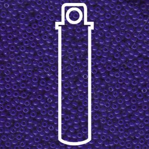 Size 11 Seed Beads Opaque Cobalt.