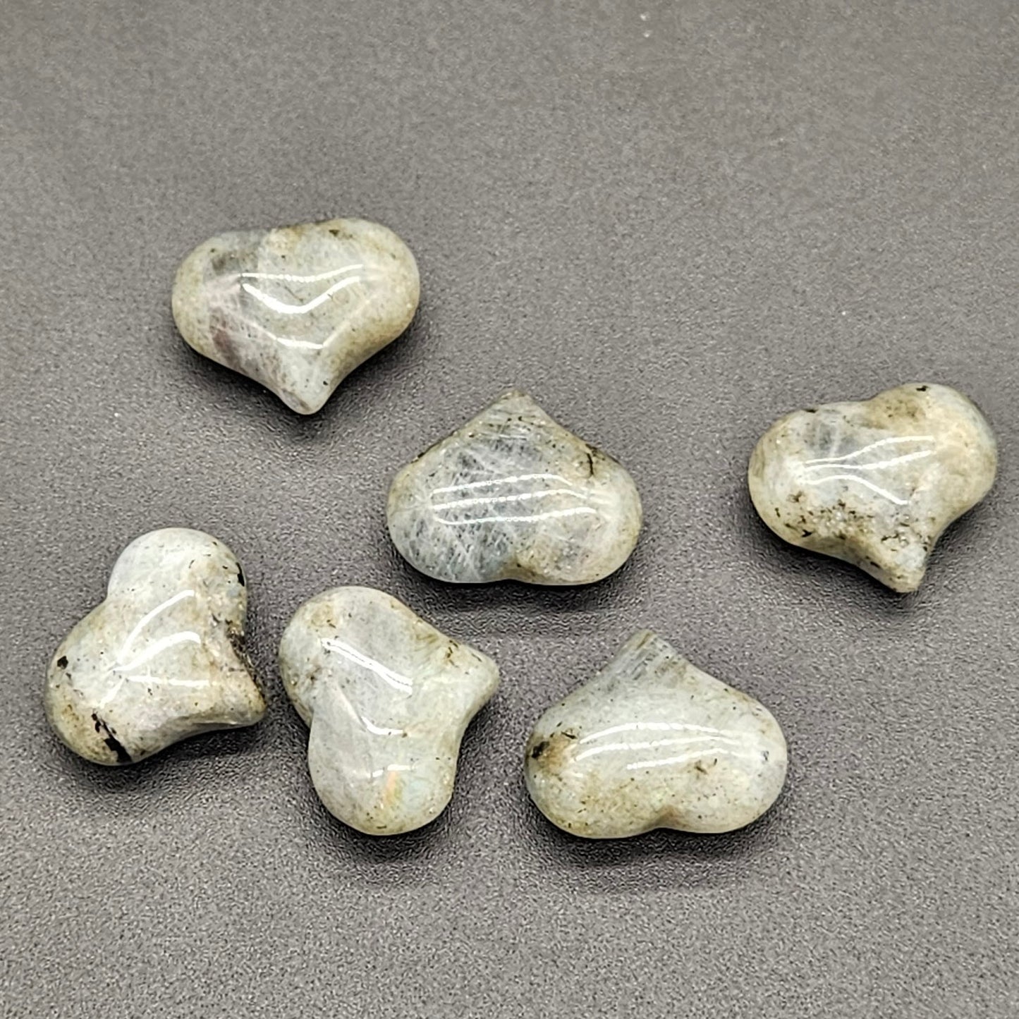 Small Labradorite Heart.