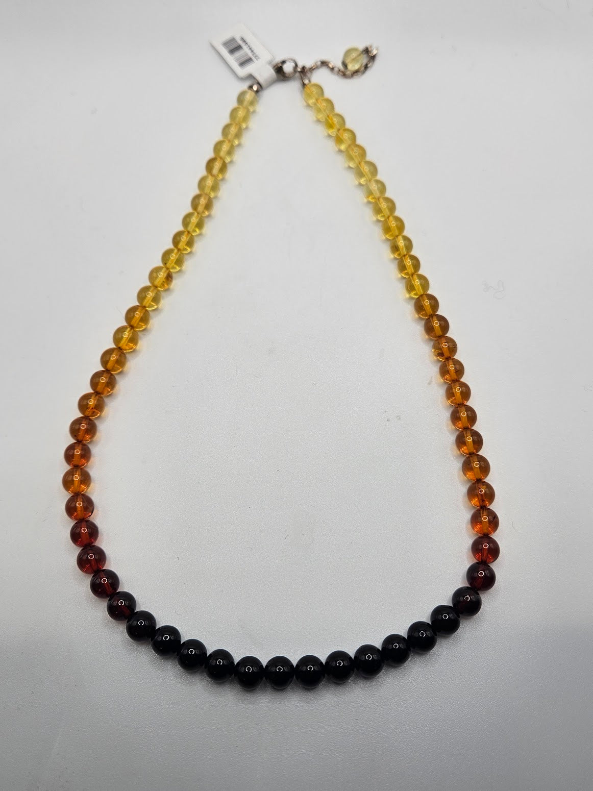 Small Ombre Amber Necklace.