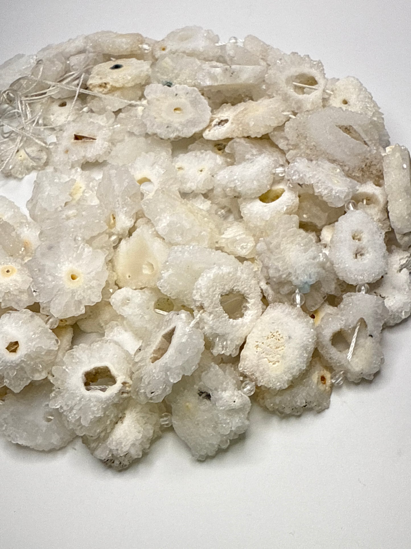 Solar Quartz Stalactite Slice.