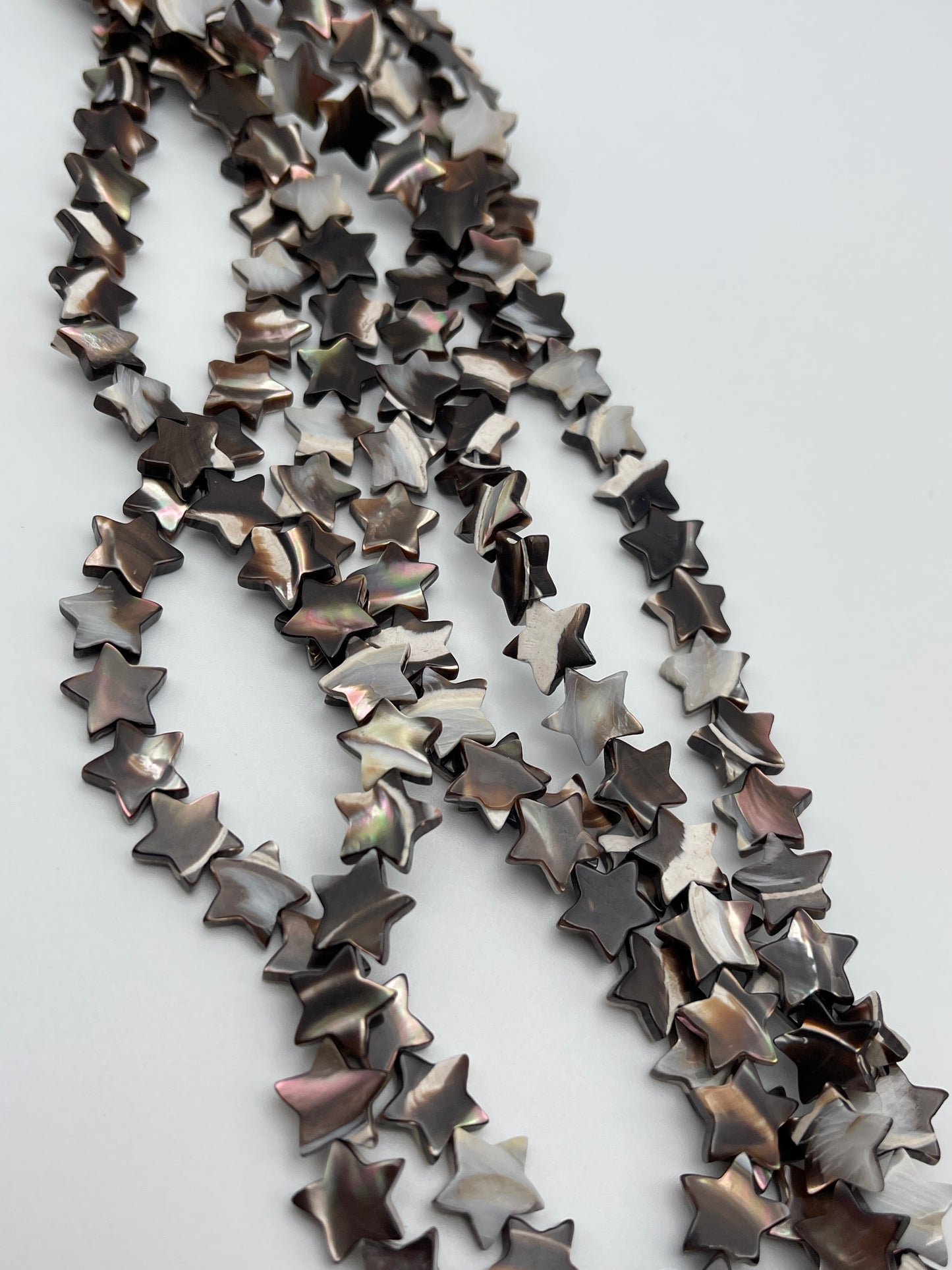 Star Mother of Pearl Bead Strand.