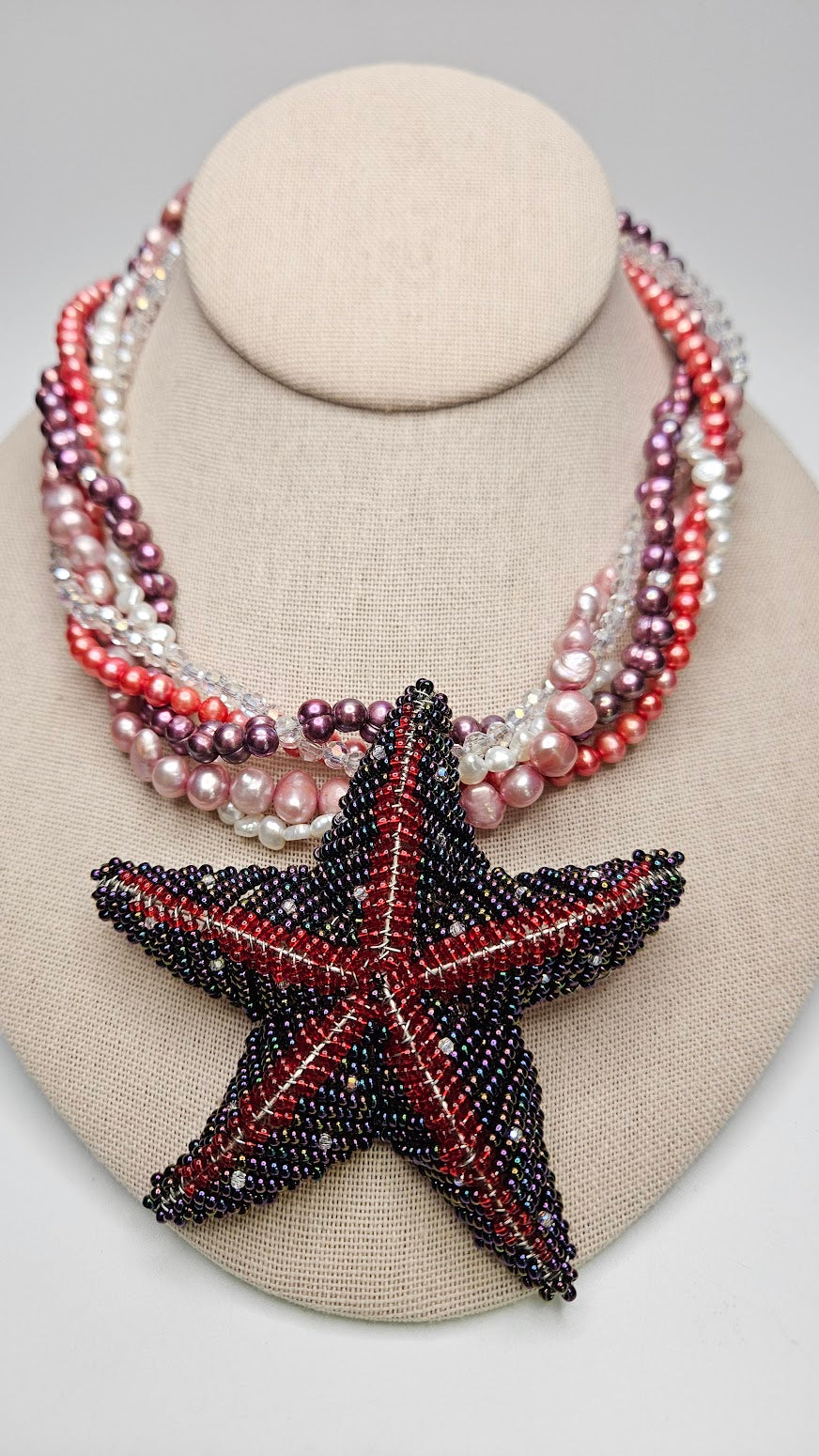 Starfish Flower Necklace.